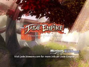 Jade Empire (USA) screen shot title